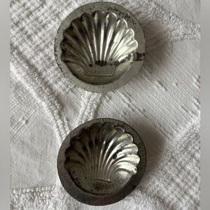 Vintage Shell Molds - set of two